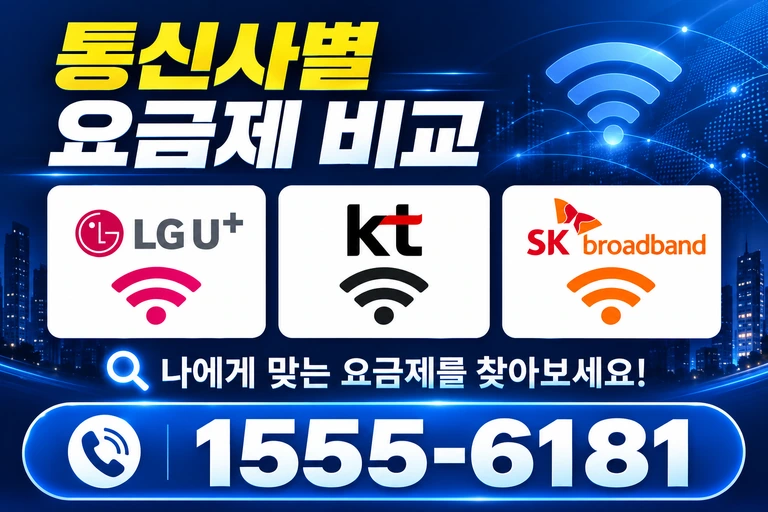 대구시 중구 문화동 통신사별 요금제 비교